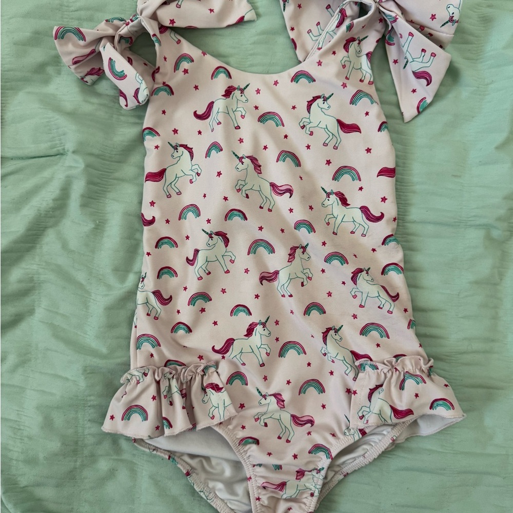 SweetHoney Pink Unicorn Swimsuit